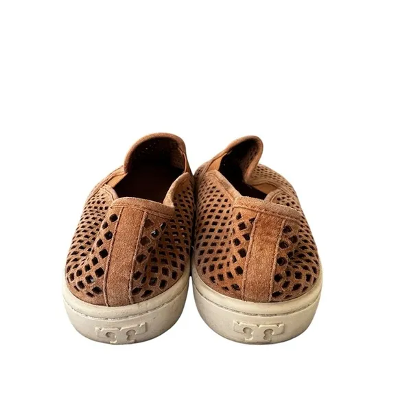 Tory Burch Jesse Suede Perforated Slip-on Sneaker Women’s 8.5