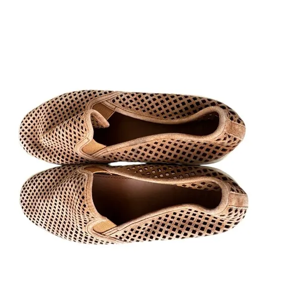 Tory Burch Jesse Suede Perforated Slip-on Sneaker Women’s 8.5