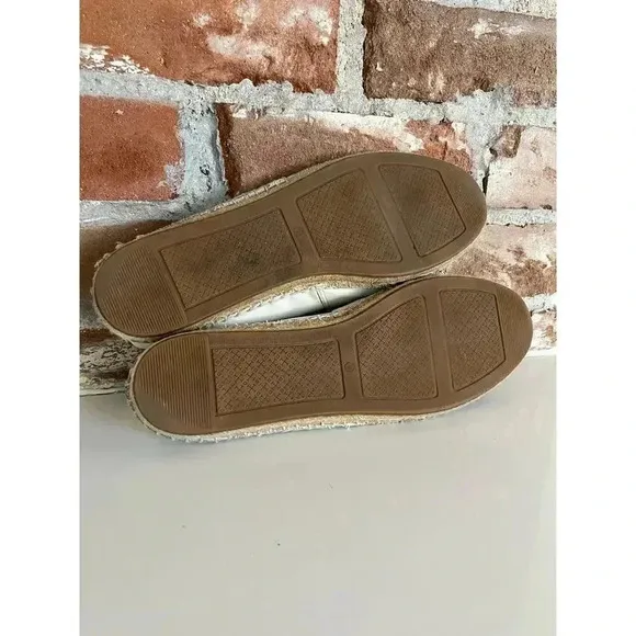 Tory Burch Leather Color Block Espadrilles Women’s Size 9