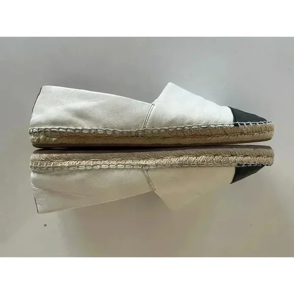 Tory Burch Leather Color Block Espadrilles Women’s Size 9