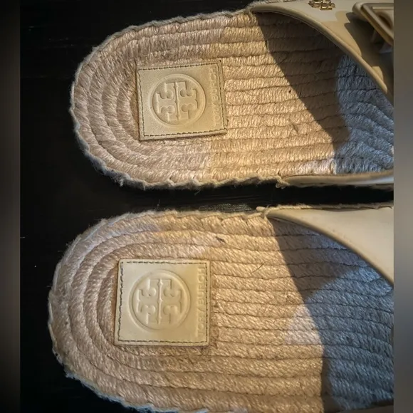Tory Burch Leather Espadrilles