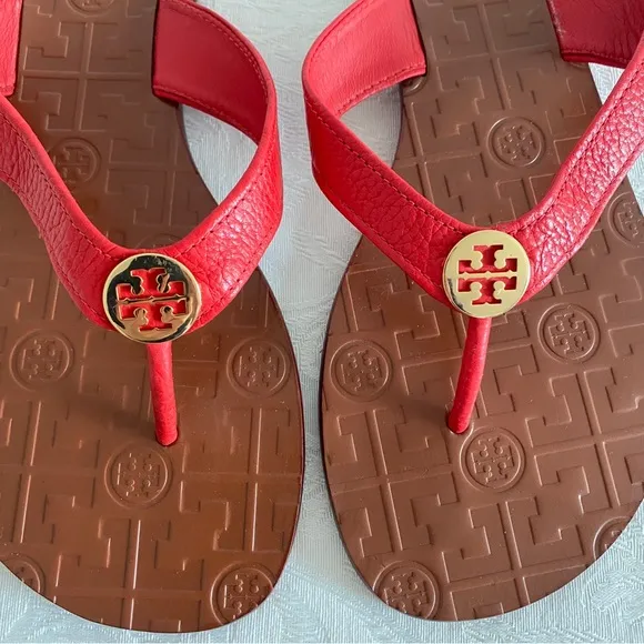 Tory Burch Logo thong sandals