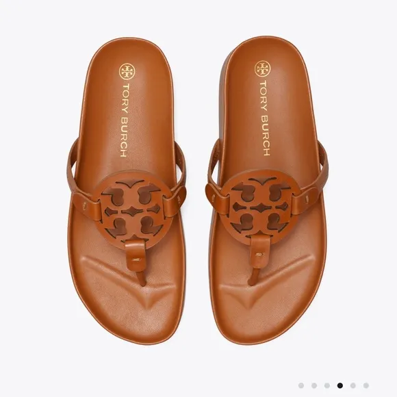 Tory Burch Miller Cloud🍂🍁aged Camello size 8 womens like new