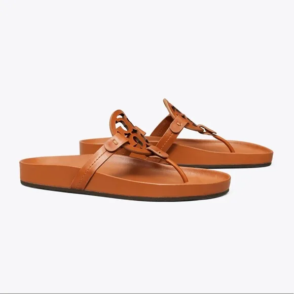 Tory Burch Miller Cloud🍂🍁aged Camello size 8 womens like new