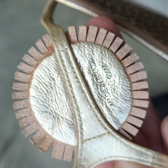 Tory Burch Miller Fringe Thong Leather Sandals