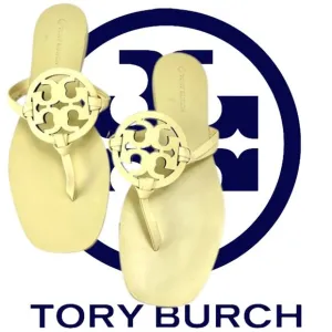 Tory Burch Miller Square-Toe Thong Sandals