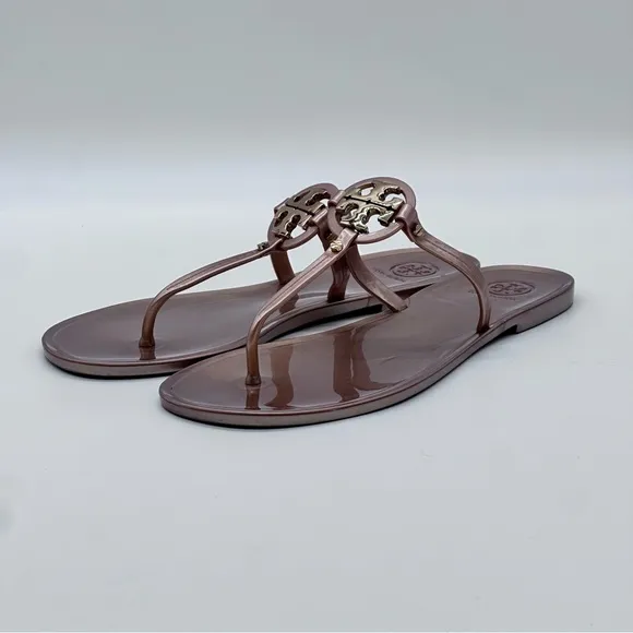 Tory Burch Mini Miller Jelly Thong Sandals. Size 10