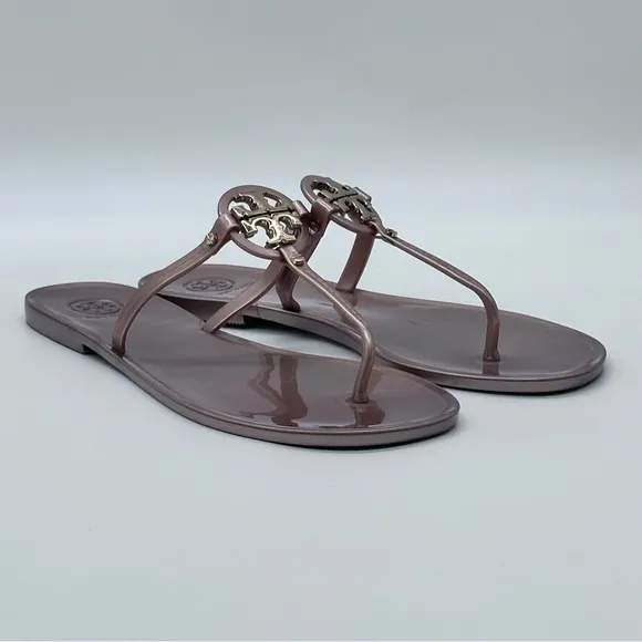 Tory Burch Mini Miller Jelly Thong Sandals. Size 10