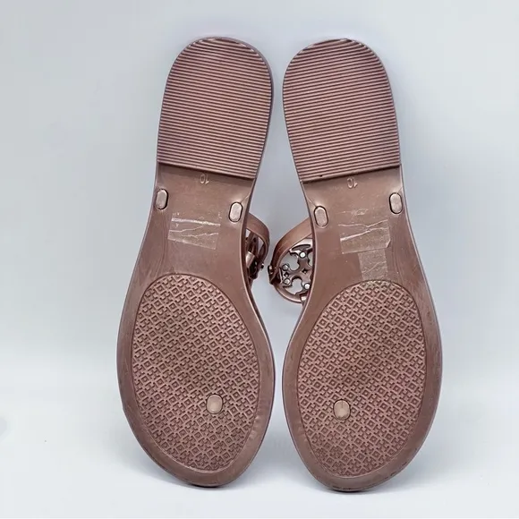 Tory Burch Mini Miller Jelly Thong Sandals. Size 10