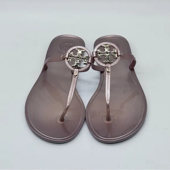 Tory Burch Mini Miller Jelly Thong Sandals. Size 10