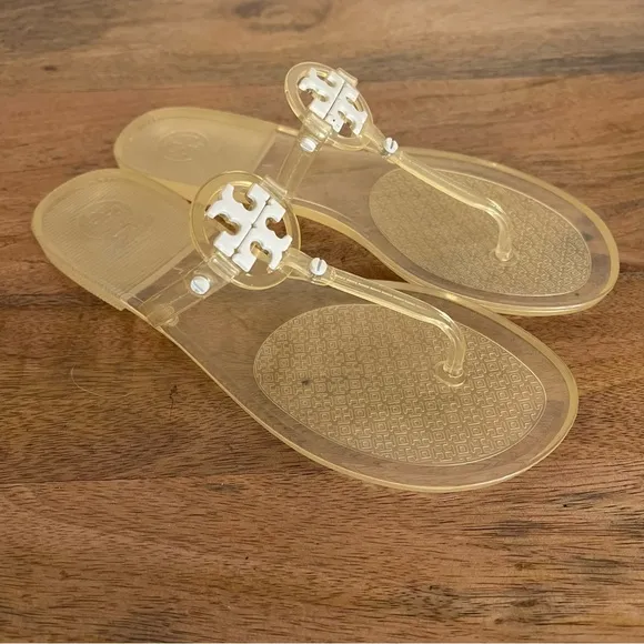 Tory Burch Mini Miller Jelly Thong Sandals Size 7