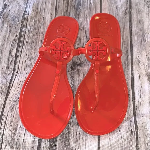 Tory Burch Orange Thong Sandal size 7