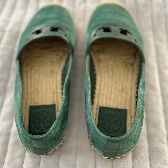 Tory Burch Sidney Espadrille Suede Size 7