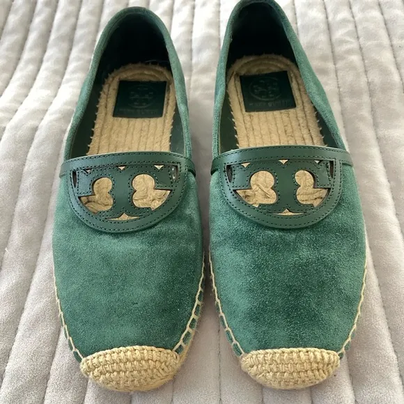 Tory Burch Sidney Espadrille Suede Size 7