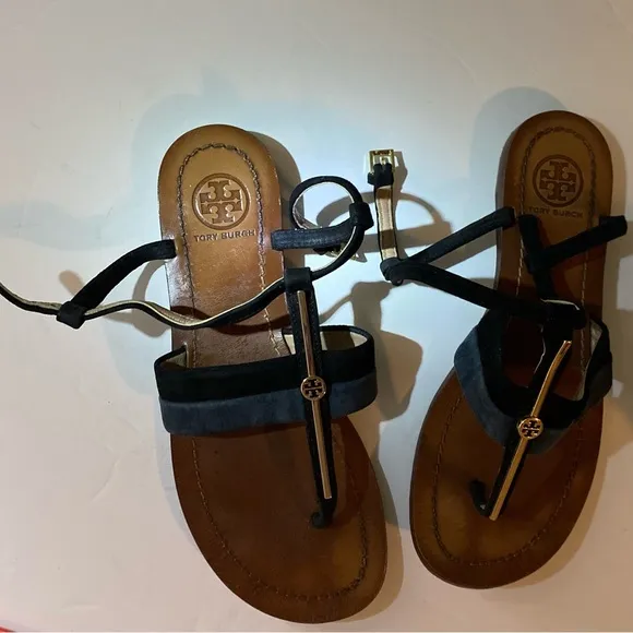 Tory Burch T Logo Thong Sandals