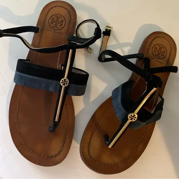 Tory Burch T Logo Thong Sandals