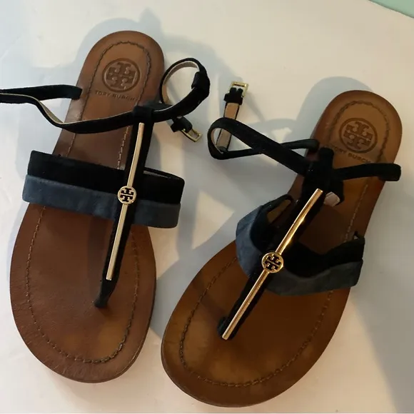 Tory Burch T Logo Thong Sandals