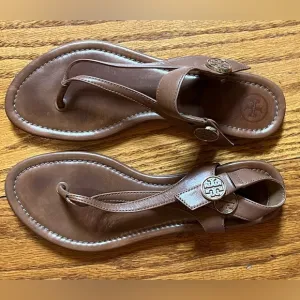 Tory Burch Thong Sandals, Brown