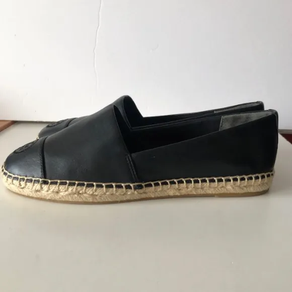 Tory Burch Women's black Flat Espadrilles in Nappa Leather