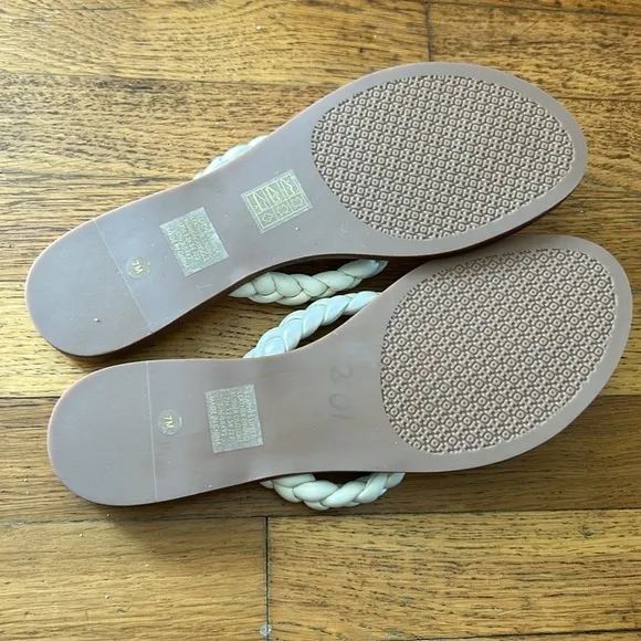 Tory Burch Women's Braided Benton Thong Flats Sandals Size 7