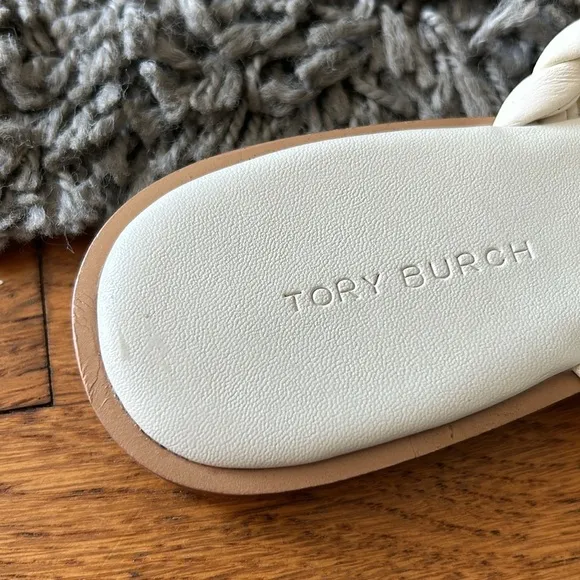 Tory Burch Women's Braided Benton Thong Flats Sandals Size 7