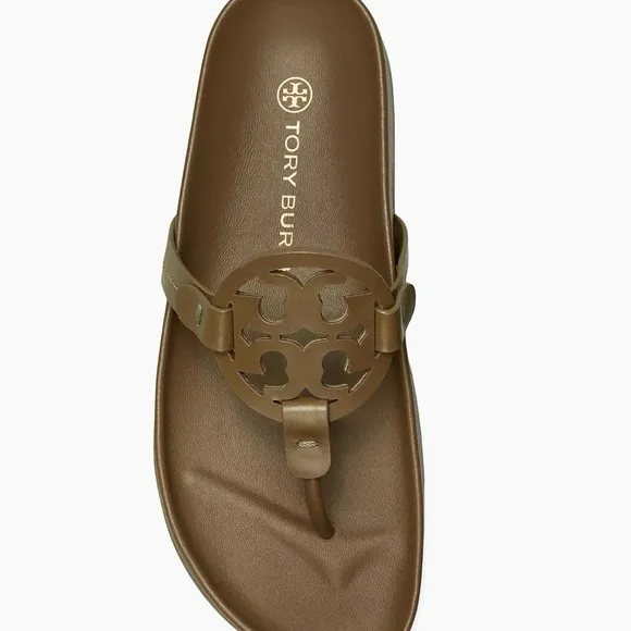 Tory Butch Miller Cloud Leather Thong Sandals