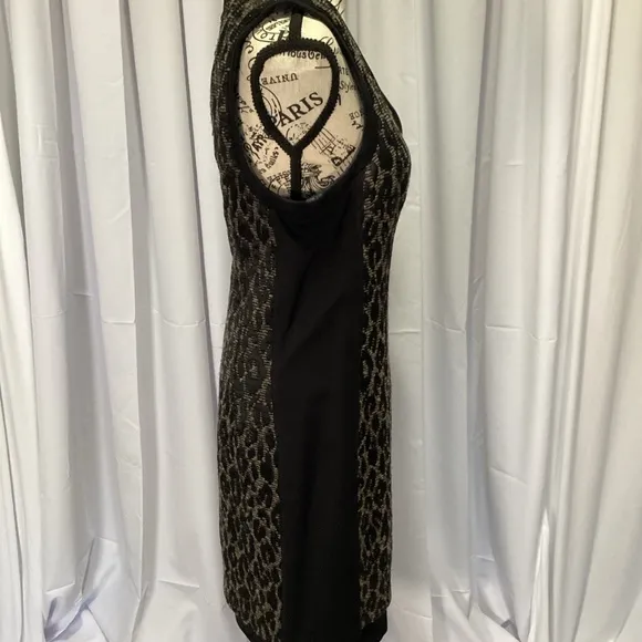 Trina Turk Black Sleeveless Sheath Dress EUC Size 12