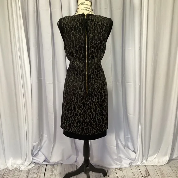 Trina Turk Black Sleeveless Sheath Dress EUC Size 12