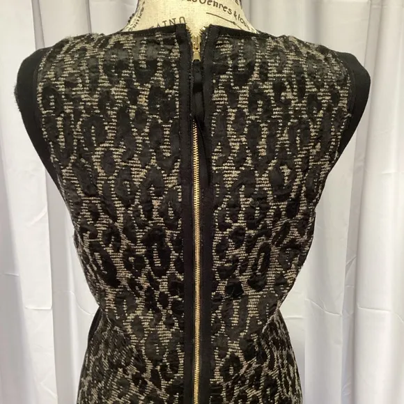 Trina Turk Black Sleeveless Sheath Dress EUC Size 12