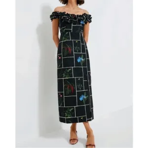 TUCKERNUCK Black Fresher Buds Suze Dress