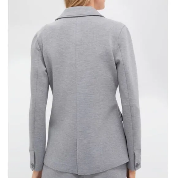 Tuckernuck NWT Gray Herringbone Jeanne Travel Blazer Women's Size M