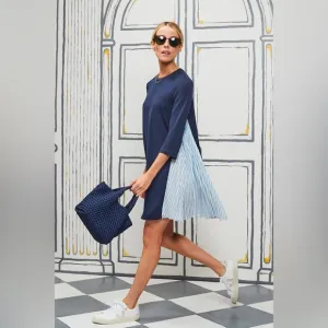Tuckernuck Pomander Place Blue Knit Devon Dress, size XL