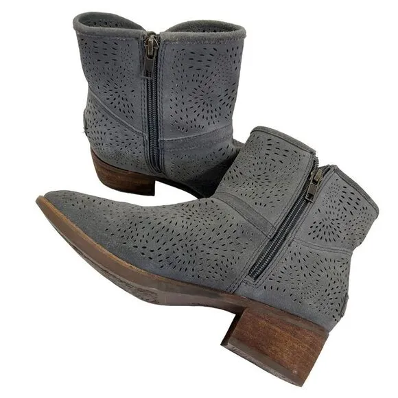 UGG Darling Seaweed Perforated Suede Boot
