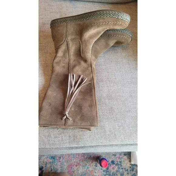 UGG KELLEEN 1123599 HICKORY SUEDE SIZE 5.5 US. WOMAN’S TALL‎ BOOTS