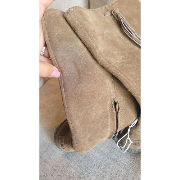UGG KELLEEN 1123599 HICKORY SUEDE SIZE 5.5 US. WOMAN’S TALL‎ BOOTS
