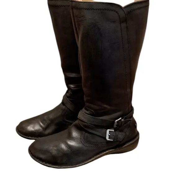 UGG Rosen Sheepskin Lined Tall Boots Size 10