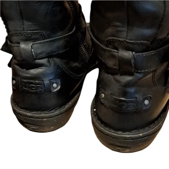 UGG Rosen Sheepskin Lined Tall Boots Size 10
