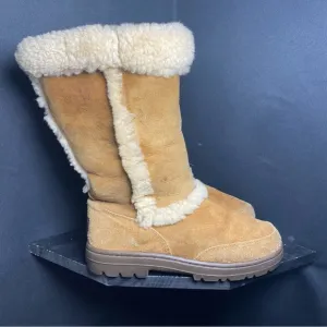 Ugg Sundance calf high chestnut boots