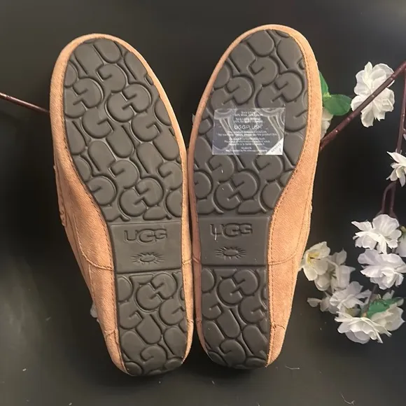 UGG Tan Slip-On Loafers, Brand New Never Worn, So Comfortable. Happy Dad :)
