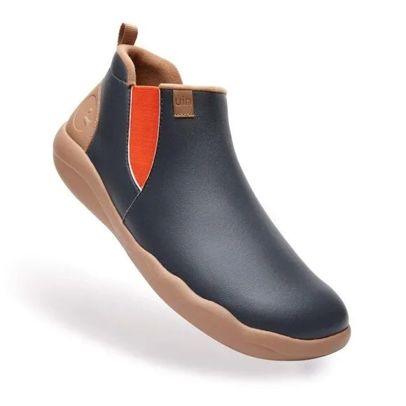 UIN Men's High Top Ankle Casual Comfort Boots (DIMGRAY GRANADA)New No Box