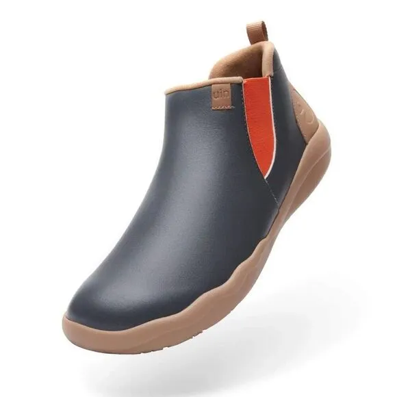 UIN Men's High Top Ankle Casual Comfort Boots (DIMGRAY GRANADA)New No Box