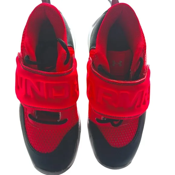 Under Armour Kids' Red and Black Sneakers