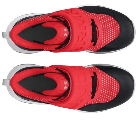 Under Armour Kids' Red and Black Sneakers