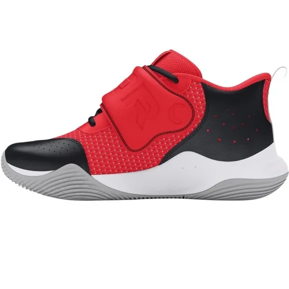 Under Armour Kids' Red and Black Sneakers