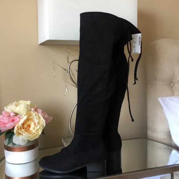 UNISA Over the knee pull up boots WIDE Calf