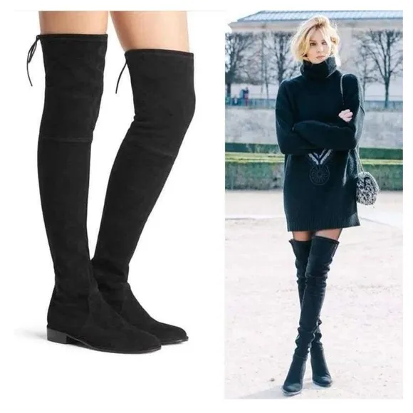 UNISA Over the knee pull up boots WIDE Calf