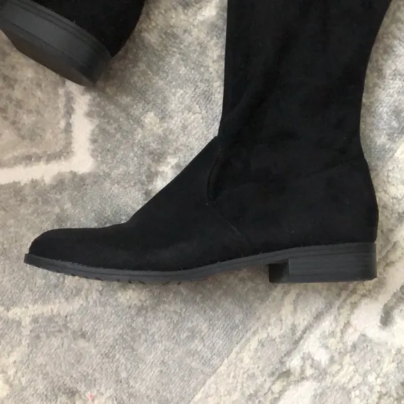 UNISA Over the knee pull up boots WIDE Calf