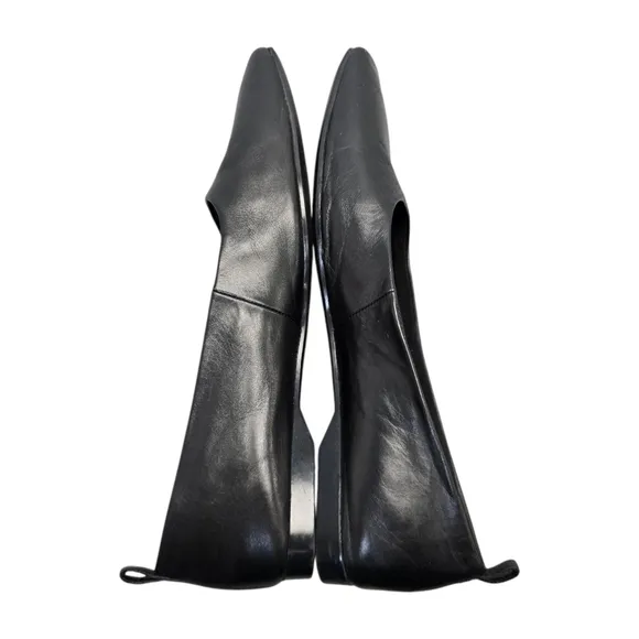 Vagabond Shoemakers Women's US 9/EU 39 Delia Square Toe Black Leather Flats