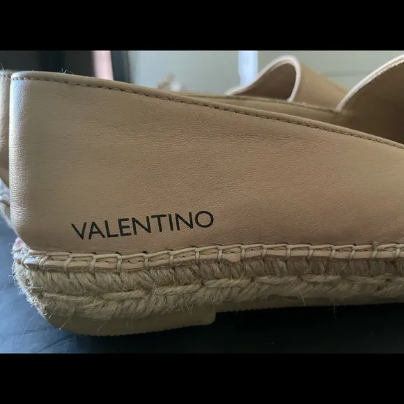 Valentino leather espadrilles