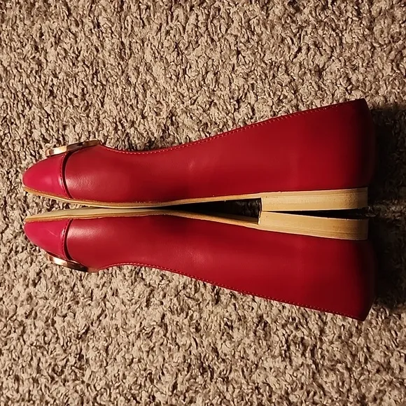 Valentino Malva Ballet Flats Shoe in Red